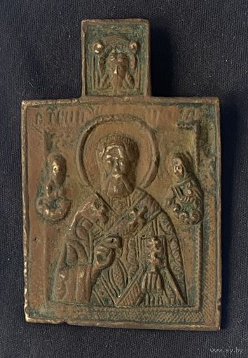 Св. Николай Угодник, 4х5,9 см.