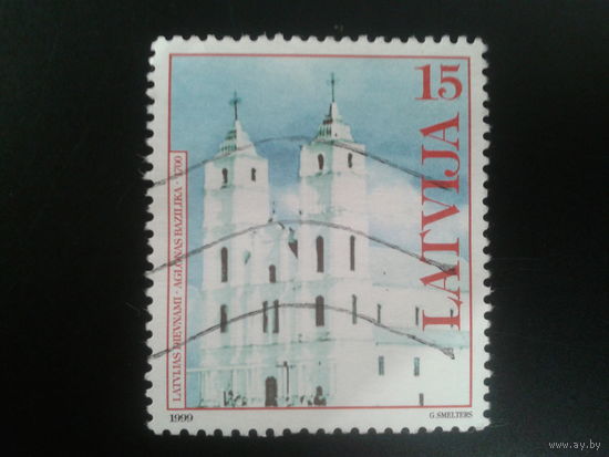 Латвия, 1999. Базилика города Аглоны
