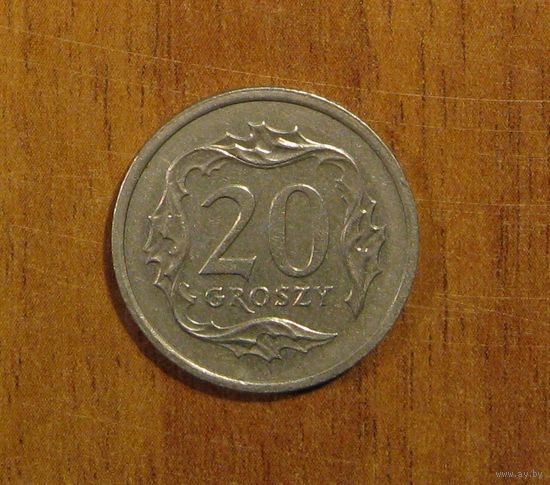 Польша - 20 грошей - 1992