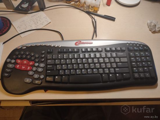 Zboard MERC Gaming Keyboard ZXP-1000 Black-Silver USB