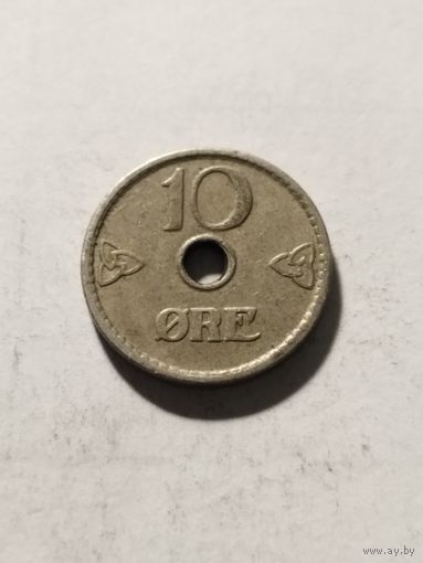 Норвегия 10 оре 1951