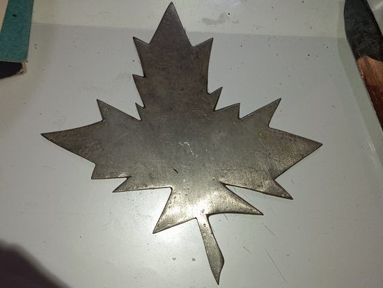 Бирка - Кленовый лист , ручная работа .