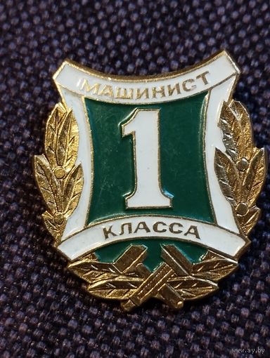 Машинист 1 класса МПС СССР.