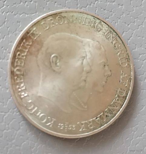 2 кроны 1953 г. Борьба с туберкулезом в Гренландии