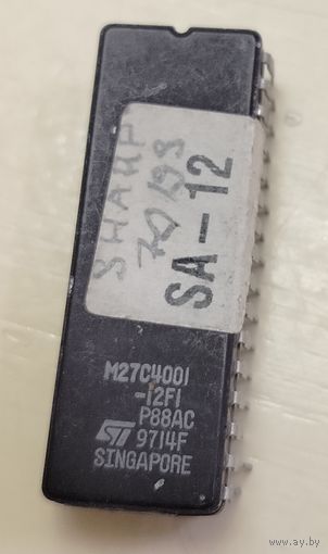 Микросхема M27C4001-12F1 UV EPROM