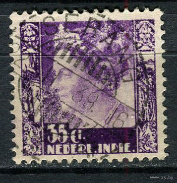 Нидерландская Индия - 1934/1937 - Королева Вильгельмина 35С - [Mi.220] - 1 марка. Гашеная.  (Лот 81EW)-T25P3