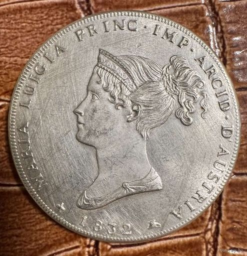 Монета 5 лир 1832 год. Мария-Луиза. Парма.
