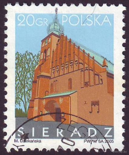 Польские города Серадз Польша 2005 год серия из 1 марки