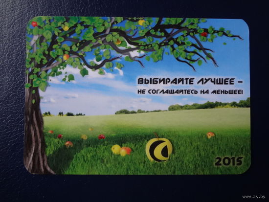 Календарик 2015 г.  Выбирайте лучшее - не соглашайтесь на меньшее!