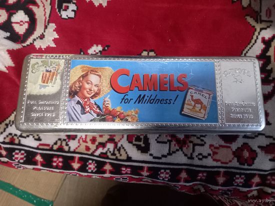 Крышка винтажной коробки CAMEL