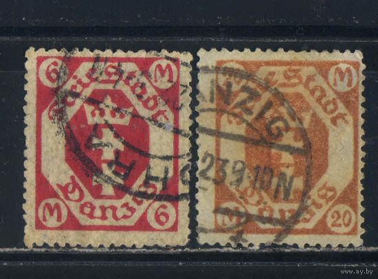 Данциг 1922 Герб Стандарт #109,111