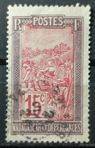 Мадагаскар 1908г. Французские колонии