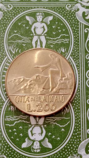 Ватикан 200 лир 1978