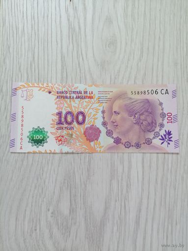 Аргентина 100 UNC с рубля
