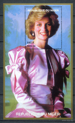 Нигер - 1997г. - принцесса Диана - 1 блок - MNH. Без МЦ!