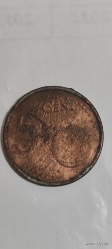 Испания 5 евроцентов 2008