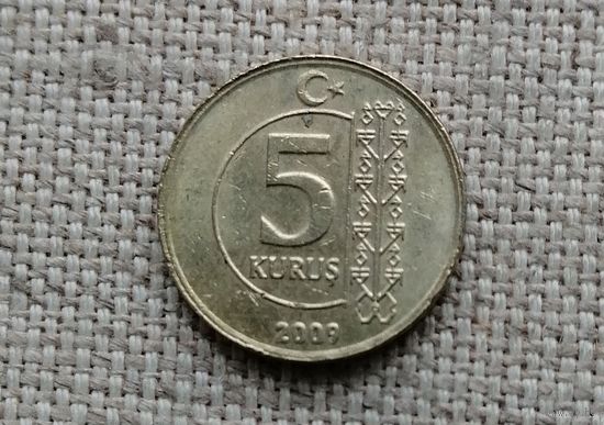 Турция 5 курушей 2009