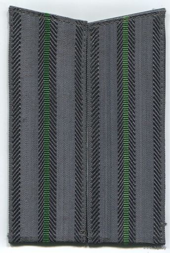 Погоны серые (таможня, 1 полоска, тип 2, 150x50 мм)
