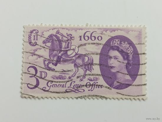 Великобритания 1960. 300-летие Закона об учреждении Главпочтамта