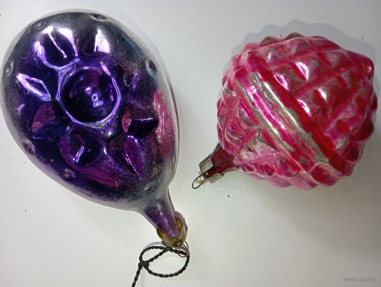 Ёлочные игрушки - Фонарики . СССР .