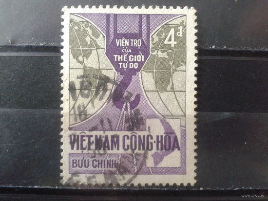 Южный Вьетнам 1966 Крюк, карта