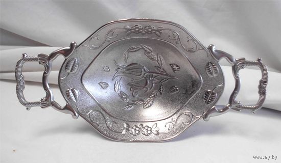 Конфетница Орешница Лотос Серебрение