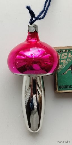 Ёлочная игрушка. Гриб. Л-5.