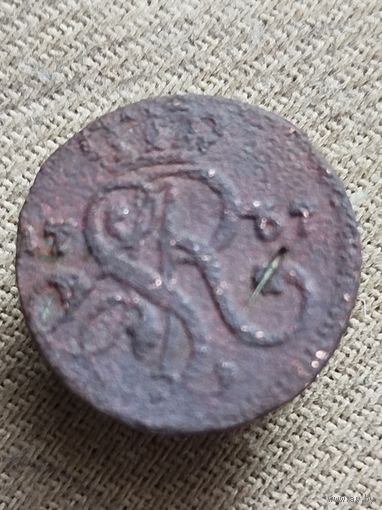 Распродажа - грош 1767г.,Станислав Август Понятовский ,Речь Посполитая