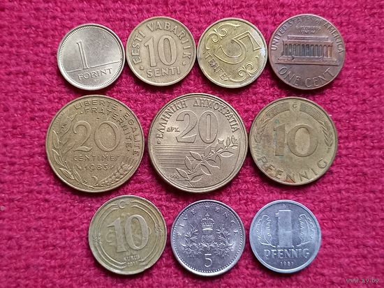 Лот монет Мира