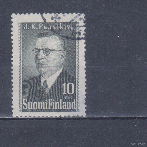 [2325] Финляндия 1947. Политика.Президент. Одиночный выпуск.Гашеная марка.