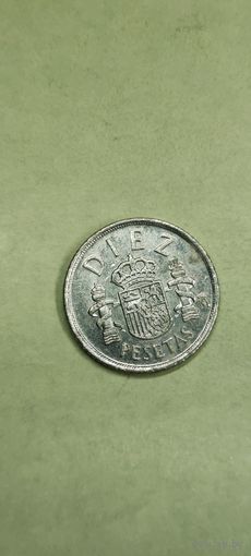 Испания 10 песет 1985