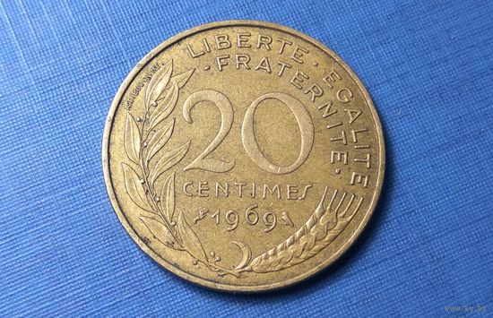 20 сантимов 1969. Франция.
