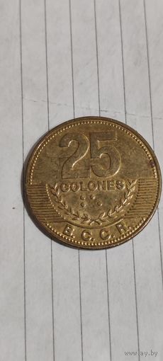 Коста-Рика 25 колонес 2014