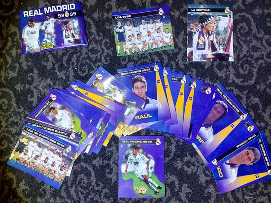Фотокарточки футбольные Panini Sports Real Madrid