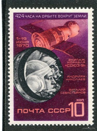 СССР 1970. Полет космического корабля Союз-9