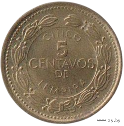 Республика Гондурас. 5 сентаво 1999