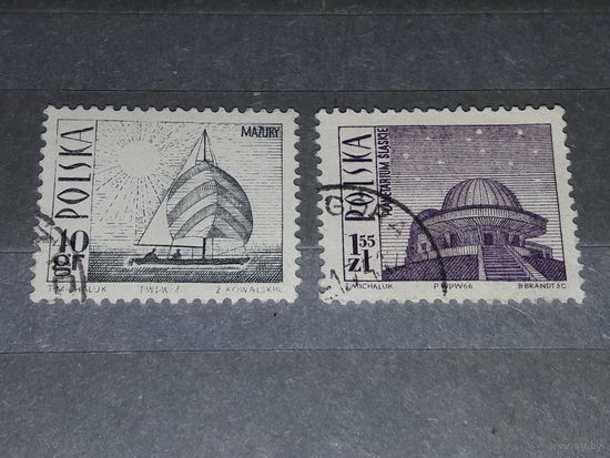 Польша 1966 Стандарт. Туризм. 2 марки
