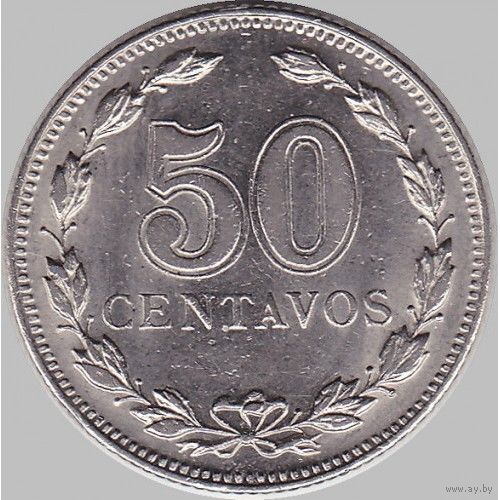 Аргентина 50 сентаво 1941 UNC