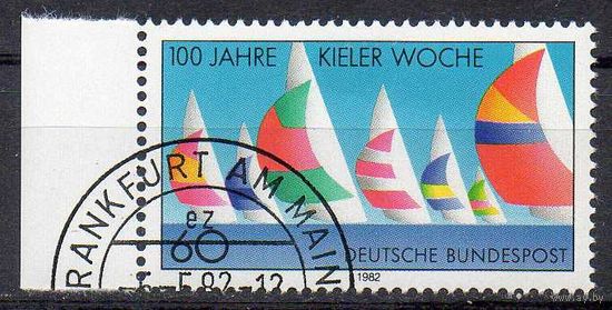 100-летие Кильской недели ФРГ 1982 год серия из 1 марки