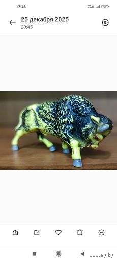 Бизон (320), лимонная резина, редкий, ГДР.