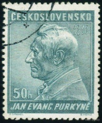 150 лет со дня рождения Яна Евангелиста Пуркине Чехословакия 1937 год 1 марка