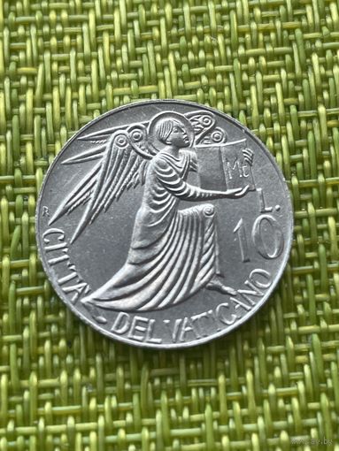 Ватикан 10 лир 1985 г