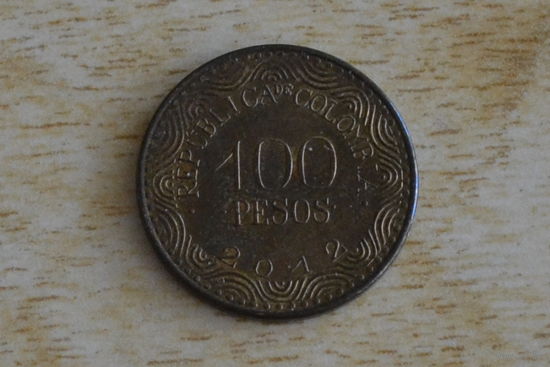 Колумбия 100 песо 2012