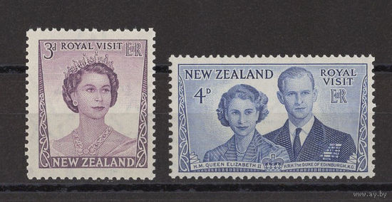 Новая Зеландия /New Zealand 1953** Королевский визит Елизавета II