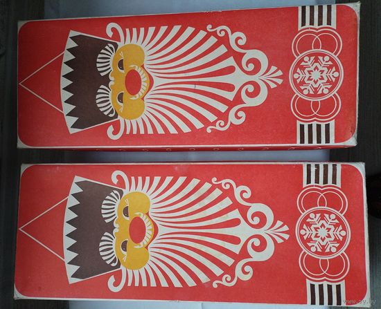 Два набора ёлочных игрушек СССР