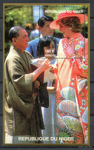 Нигер - 1997г. - принцесса Диана - 1 блок - MNH. Без МЦ!