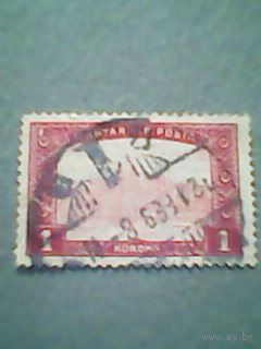 Венгрия. Здание парламента. 1917г. ;гашеная