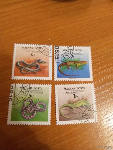 1989 Венгрия фауна (4-11)