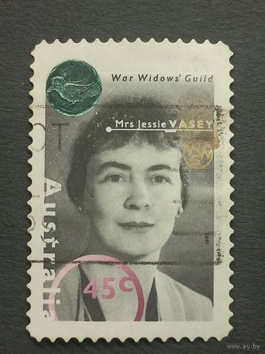 Австралия 1995. Известные люди Второй мировой войны. Зубцовка