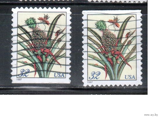 США-1997 (Мих.2807 BD) ,  гаш. , Стандарт, Флора, Фауна, зубцовки